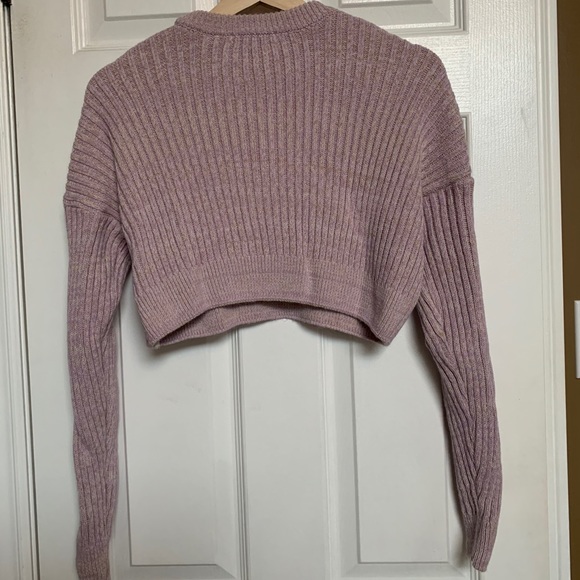 Pink Urban Outfitters Cropped Sweater - Picture 6 of 7